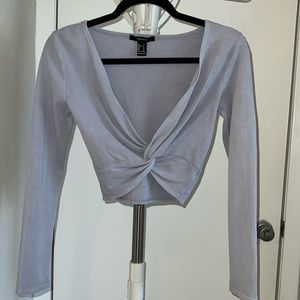 Women’s tight fitted crossbody top